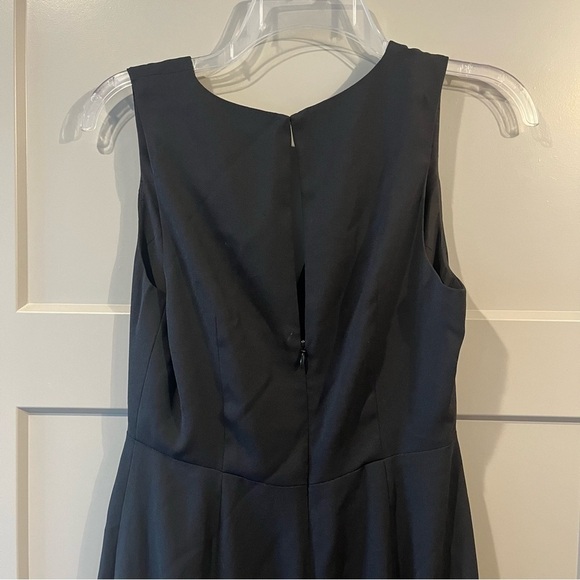 BCBGeneration Size 4 Black Maxi Dress Sleeveless Tiered Lace Sheer - Picture 10 of 10